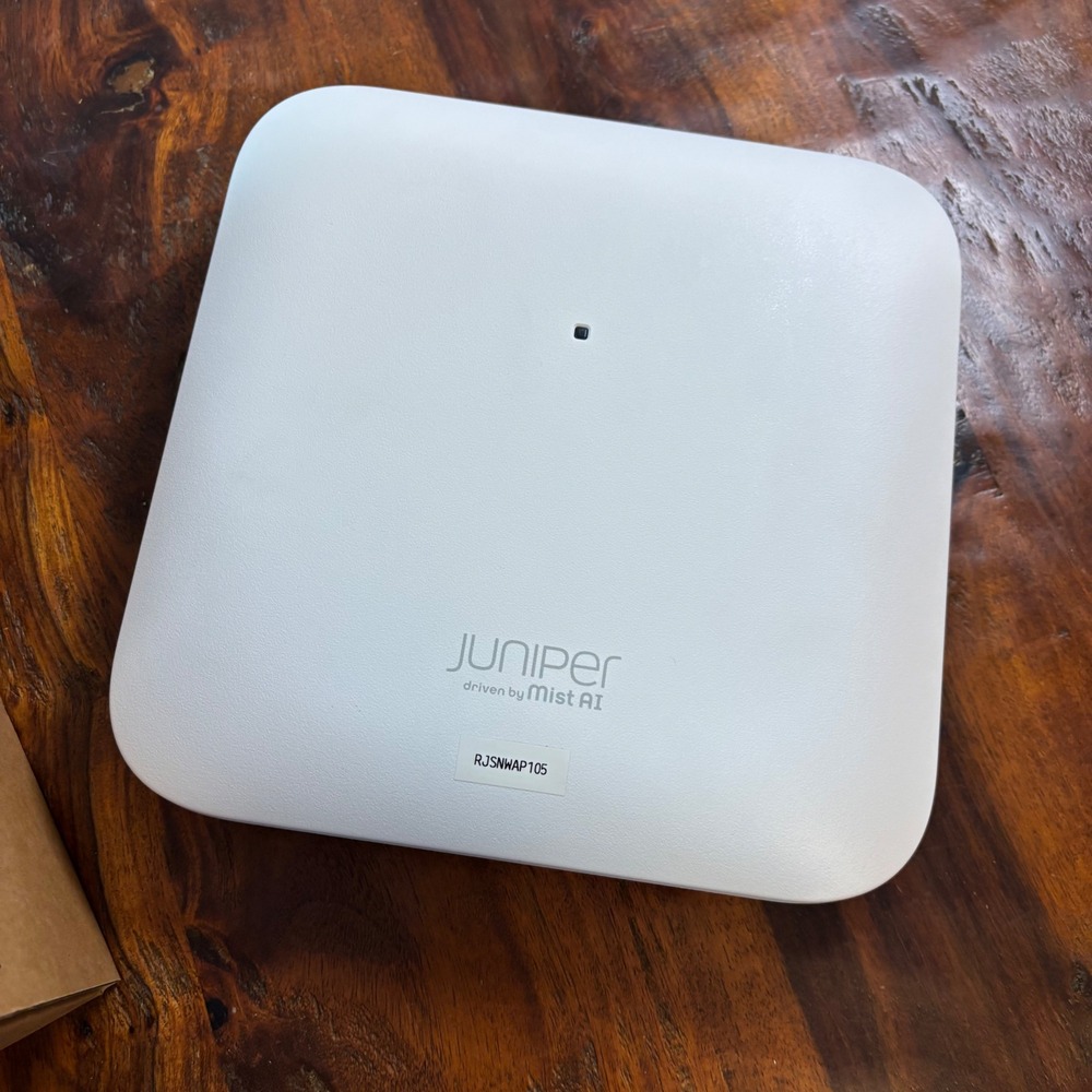Juniper Networks AP45-US Mist AI Wi-Fi 6E Tri-Band Wireless Access Point White